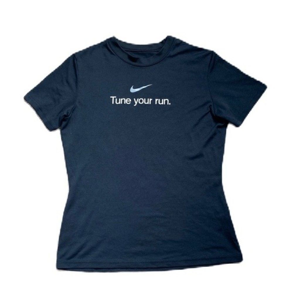 Nike Dri-Fit Cotton Tee Short Sleeve Black T-Shirt Sz S Top Women